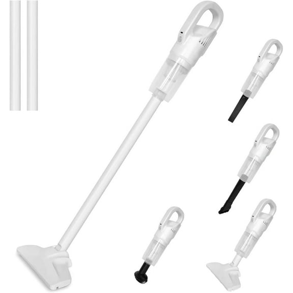 Cordless Vacuum Cleaner, Stick Vac with Tangle-Resistant Design, Up to 60 Minutes, Powerful Suction, Rechargeable, Lightweight, and Versatile for Carpet, Hard Floor, Pet Hair