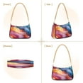 thumbnail image 2 of ALAZA Colorful Marble Women's Chain Shoulder Bag Hobo Handbag Tote Crossbody Purse, 2 of 7