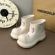 thumbnail image 2 of Zapatos de lluvia impermeables Hello Kitty para mujer, botas de lluvia antideslizantes con aumento de altura para mujer, botas cortas de EVA, zapatos para agua con marea, 2 of 5