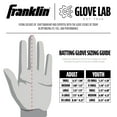 thumbnail image 6 of Franklin Sports MLB Batting Gloves - CFX Pro Chrome Adult + Youth Batting Gloves Pair - Baseball + Softball Batting Gloves - Navy - Adult Small, 6 of 8