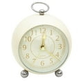 thumbnail image 2 of GROWTH TANK Silent Bedside clock Table Alarm Clock with Nigth Light Beige, 2 of 7