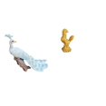 thumbnail image 1 of Estatua del pavo real,Estatua de pavo real,adorno de escritorio creativo y divertido,Escultura de pollo,Escultura de pollo,decoración del hogar,figura de gallo,Figura decorativa de, 1 of 8