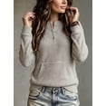 thumbnail image 4 of Women'sKangaroo Pocket Long Sleeve Sweatshirt, 4 of 5