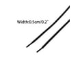 thumbnail image 2 of INSPIRE CHIC 2 Pair Round Shoe Laces Solid Woven Athletic Shoelaces for Sneakers, Boots & Running Shoes 120cm/47.24" Black, 2 of 4