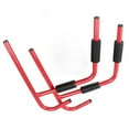 thumbnail image 3 of GZYF 4 Pack Heavy Duty Steel Kayak Ladder Garage Kayak Wall Mount Storage Rack Kayak Canoe Folding Hanger 100lbs Weight Capacity, 3 of 5