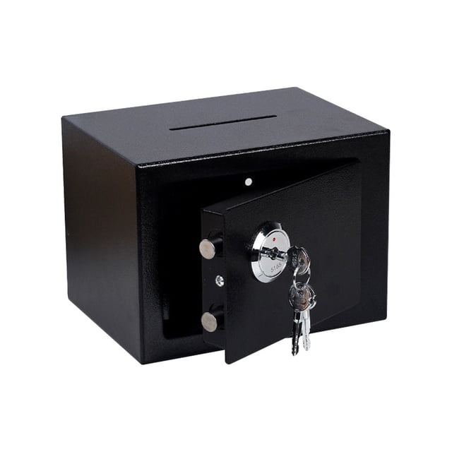 Document Safe Box Metal Office Storage Steel Safety Cabinet Home Certificate Safe Box Key Safe Box ,Strong Secure