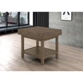 thumbnail image 5 of Maklaine Modern Wood Rectangle End Table with Shelf in Wheat Brown, 5 of 12