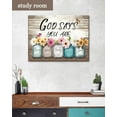 thumbnail image 6 of HFDF HONGYA Art Motivational Bible Verse Wall Decor: God Says You Are Wall Art Sayings,spirational Canvas Christian Wall Art, Christian Gift Quotes Poster for Women Girls (BD-A-03) 14x11inch Framed, 6 of 7