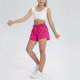 thumbnail image 2 of Odeerbi 4-13 Años Niñas Bermudas Deportivas de Verano Pantalones Cortos de Yoga de Color Sólido Con Cremallera Y Bolsillo, 2 of 7
