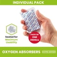 thumbnail image 3 of Bolsas Mylar de 5 galones para almacenamiento de alimentos con absorbedores de oxígeno x10, 3 of 7
