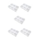 thumbnail image 3 of Cateissary Pill Case Transparent 6 Slots Plastic Containers Household Necklace Storage Elderly Dispenser Organization Portable Type2, 3 of 6