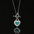 thumbnail image 3 of Heart-warming blue love 925 silver TFN material jewelry set limited time sale acquisition jewelry gift box, 3 of 6
