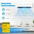 thumbnail image 7 of Giantex 18000 BTU Split Air Conditioner, Inverter Air Conditioner w/5 Operation Modes, Self-Cleaning Function & Installtion Kit Included, Energy Efficient AC Unit, 7 of 7