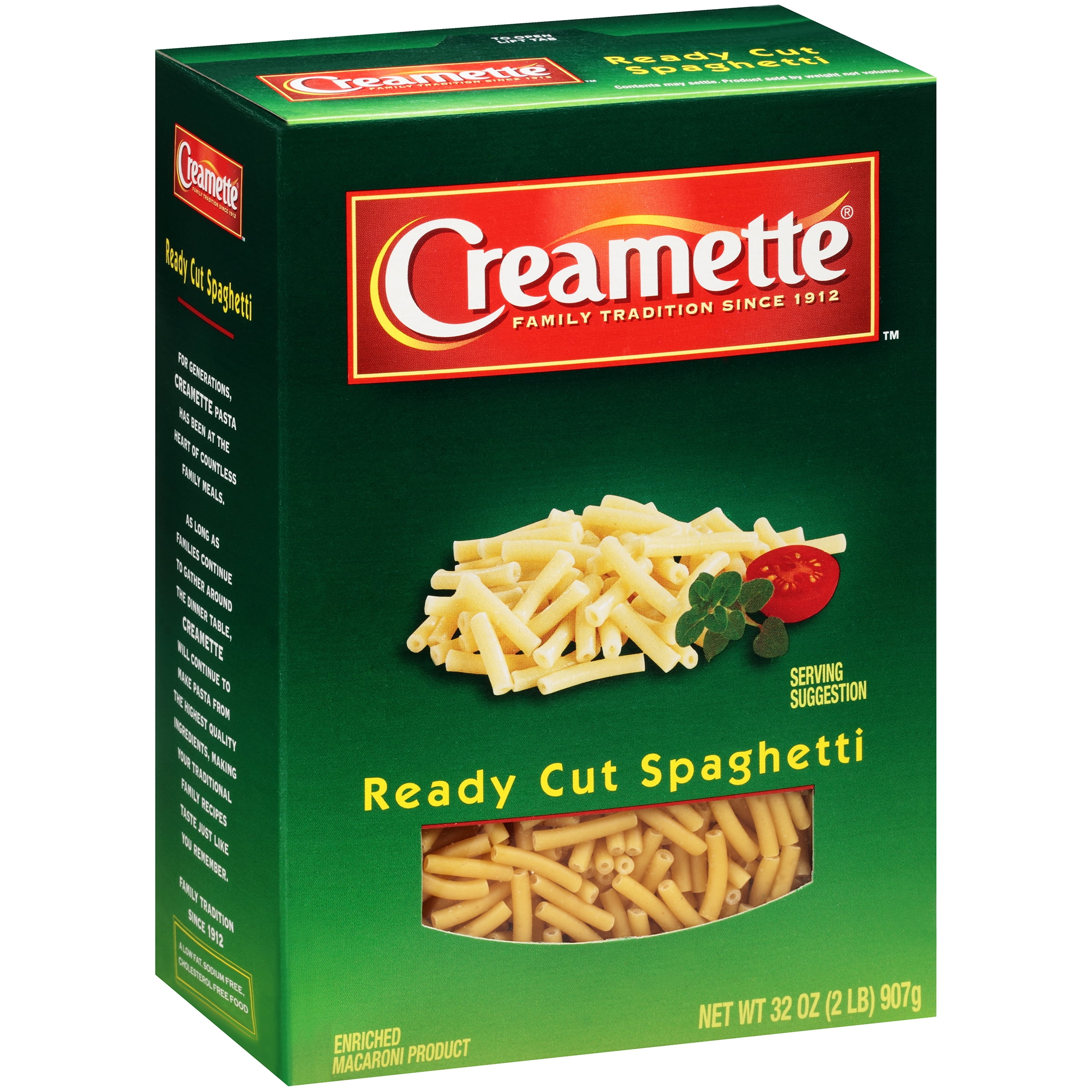 Creamette Pasta, Ready Cut Spaghetti, 32 Oz