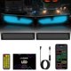 thumbnail image 3 of Señal Desplazamiento Automóvil 2 Piezas Panel Pantalla LED RGB Light For Store Bar Hotel, 3 of 9