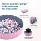 thumbnail image 3 of Alberca de Pelotas para Bebe, Piscina de Pelotas para Bebe de Tela Oxford de Doble Capa, Corral Plegable para Bebe, con Bolsa de Almacenamiento, 100 * 30cm, Regalo Ideal para Niños y Niñas, 3 of 7