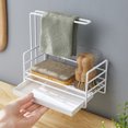 thumbnail image 4 of Soporte de esponja multifuncional JAMW para fregadero de cocina 1pc, 4 of 5