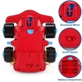 thumbnail image 4 of Mi primer coche de carreras a control remoto para niños pequeños con sonido y luz. Coche de juguete, regalo de cumpleaños para niños y niñas - Rojo, 4 of 5