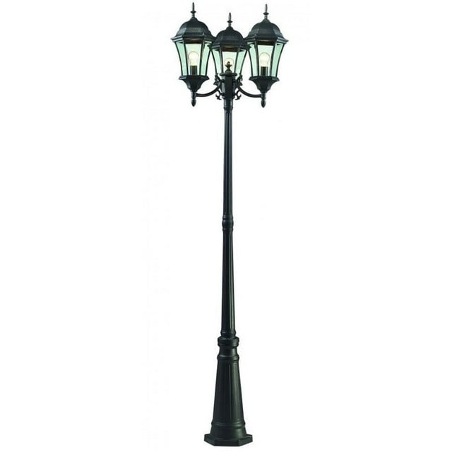 Z-Lite Wakefield Outdoor Post Light in Black