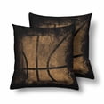 thumbnail image 2 of MKHERT Grunge Basketball Throw Pillowcase Pillow Cover Cushion Couver 18x18 inch, Set of 2, 2 of 2