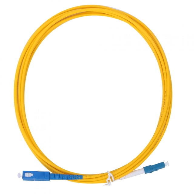 Fiber Patch Cable,2pcs 3 Meters LC/UPC Fiber Optic Patch Cord Optical Fiber Patch Cord Striking Appearance