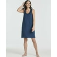 thumbnail image 2 of 3 Pack: Women's Scoop Neck Sleeveless Nightgown Sleep Dress Nightshirt (Available In Plus), 2 of 6