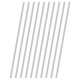 thumbnail image 1 of Uxcell Paquete de 10 Varillas Sólidas Redondas de Acero Inoxidable 304, 4x200mm Varillas Sólidas de Metal para Manualidades de Bricolaje[0.16x7.87IN], 1 of 6