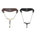 thumbnail image 4 of Leather Saxophone Neck Strap Sax Neck Strap For Alto Tenor Soprano Sax Brown, 4 of 7