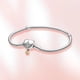 thumbnail image 1 of Pulsera de plata de ley 925 auténtica para mujer, brazalete de ratón de disney, pulsera de puntada, abalorio original, joyería de moda, 1 of 4
