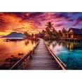 thumbnail image 3 of Trefl Red Sunset over Paradise 1000 Piece Puzzle, 3 of 5