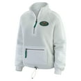 thumbnail image 2 of Women's WEAR by Erin Andrews Gray Minnesota Wild Polar Fleece Quarter-Zip Jacket, 2 of 5