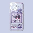 thumbnail image 3 of Sanrio Kulomi Cinnamorol funda de teléfono para iPhone 15 14 Pro Max 13 12 Mini 11 Pro XR XS X 8 7 6 6S Plus SE 2020 funda de silicona suave, 3 of 5