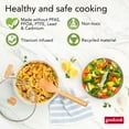 thumbnail image 4 of GoodCook Healthy Ceramic Titanium-infused All-in-One Pan with Tempered Glass Lid, Steamer Basket, and Spatula, 4 of 9