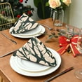 thumbnail image 3 of Napkin Satin Napkin 20*20Inchx6 Kitchen Towel Dinner Plate Towel Decorative Towel Napkin Tea Towel Suitable For Kitchen Table Dark Green Briar, 3 of 8