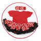thumbnail image 3 of Lovely Santa Pattern Rompers Dress Ropa para 22-23 pulgadas baby Newborn Girl Dolls Christmas Dress Baoblaze Dolls Mamelucos Trajes de diadema, 3 of 8