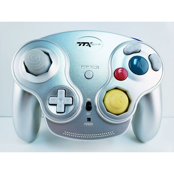 TTX Tech GC Wireless Wavedash 2.4GHZ Controller Gamepad For Nintendo GameCube - Silver