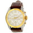 thumbnail image 1 of Invicta Men's 10633 Specialty Two Tone White Dial Brown Leather Strap Watch, 1 of 2