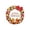 #03, variant on Christmas Wreath Window Clings Removable PVC Glass Decals 11.81x11.81in