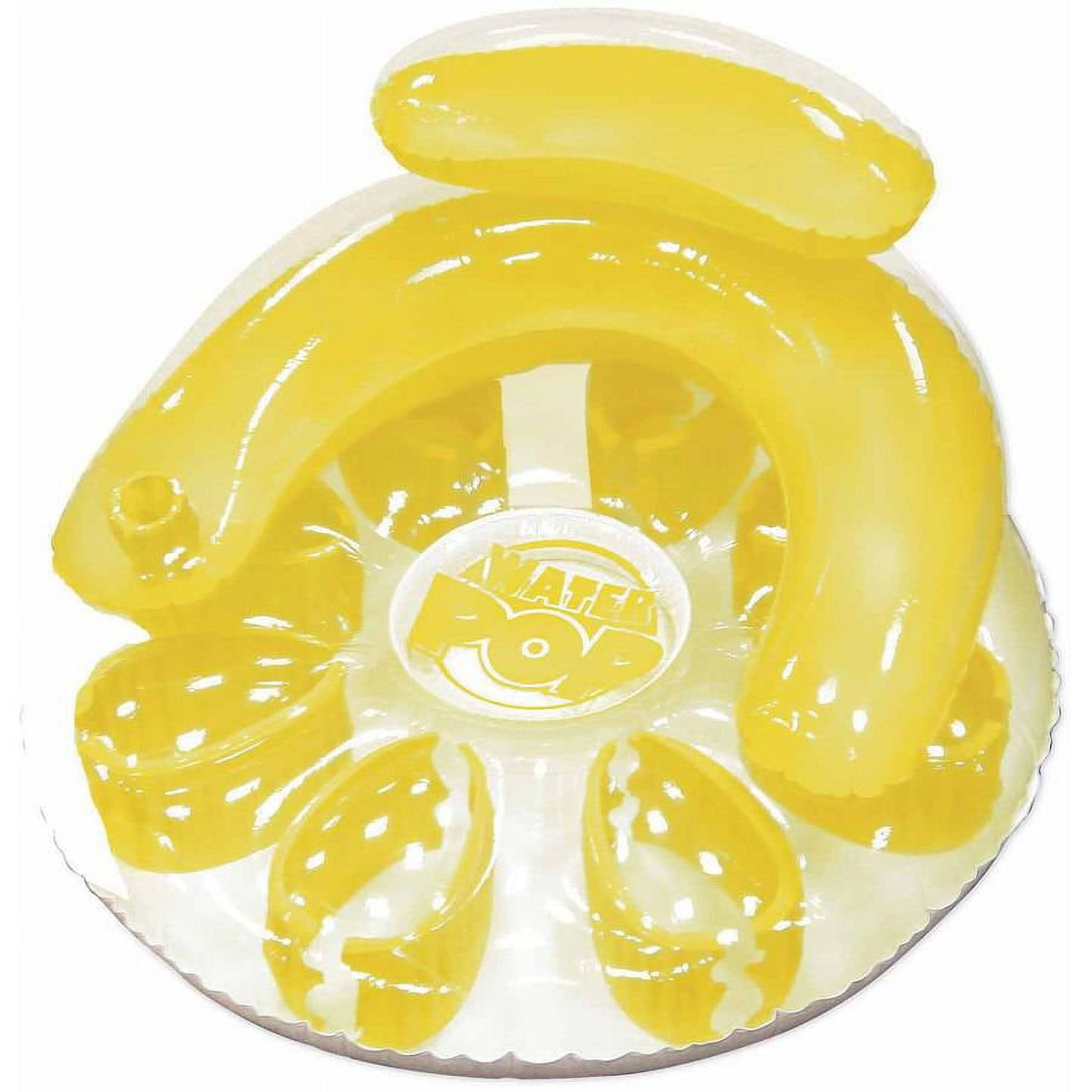 Poolmaster Water-Pop Circular Swimming Pool Tube Float Lounge - Yellow