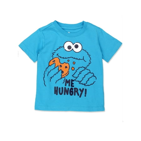 Sesame Street Cookie Monster Baby Toddler Boys Short Sleeve Tee ASCC402