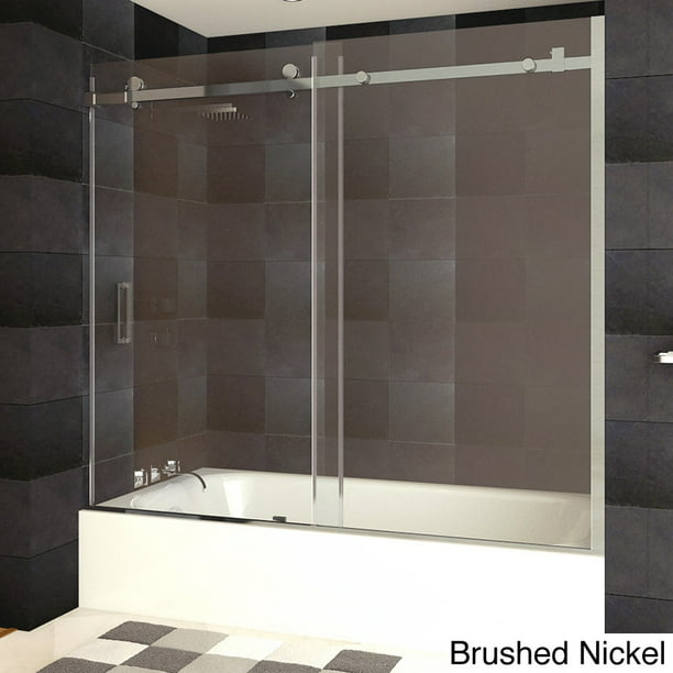 Lesscare Ultra B 58 62w X 60h Bathtub, Frameless Bathtub Shower Doors