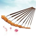 thumbnail image 6 of FUTUREORYY Brush for Painting 9Pcs Fan Shaped Nylon Hair Art Tool Set, 6 of 8