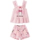 thumbnail image 4 of Cinnamoroll Conjunto de pijama de 2 piezas para mujer y niña, camiseta sin mangas y pantalones cortos, camisón de ocio, ropa de dormir, 4 of 5