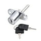 thumbnail image 4 of Cerradura 16/19 mm Gabinete Estable Archivador Cerraduras Herrajes para muebles (16 mm) Plata, 4 of 5