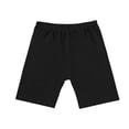 thumbnail image 4 of Girls High Waist Bike Shorts, Knee-Length Tight Leggings for Kids, Quick-Dry Workout Shorts and Seamless Cycling Shorts, Athletic Wear for Yoga and Gym, Age 5-13 Years Black 130, 4 of 9