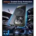 thumbnail image 3 of Temdan Magnetic Compatible with iPhone 16 Pro Max Case, [Built-in Invisible Kickstand][Compatible with MagSafe] [Military Grade Shockproof] Slim Thin Phone Case for iPhone 16 Pro Max 6.9" ,Gray, 3 of 5