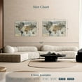 thumbnail image 4 of Elephant Stock Stone World Wall Art - Horizontal Canvas Wall Art - Lobby Wall Decor - Map Canvas - Beige And Gray Decor By Avery Tillmon - 48" x 32", 4 of 8