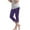 Purple, variant on Kaemgyyd Girls' Capri Leggings Comfortable Full Length Basic Pants Toddler Stretchy Soft Footless Tights 3-14 Years