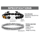 thumbnail image 4 of Pulsera Hombre Acero Inoxidable Cruz Ojo De Tigre, 4 of 4