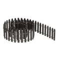 thumbnail image 1 of Unique Bargains Miniature Garden Fence, 35 Inch Long Picket Fence Mini Ornament, Coffee Color, 1 of 5
